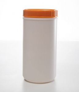 120 mm Triple Lead HDPE Canisters – 100 oz - Priority Plastics